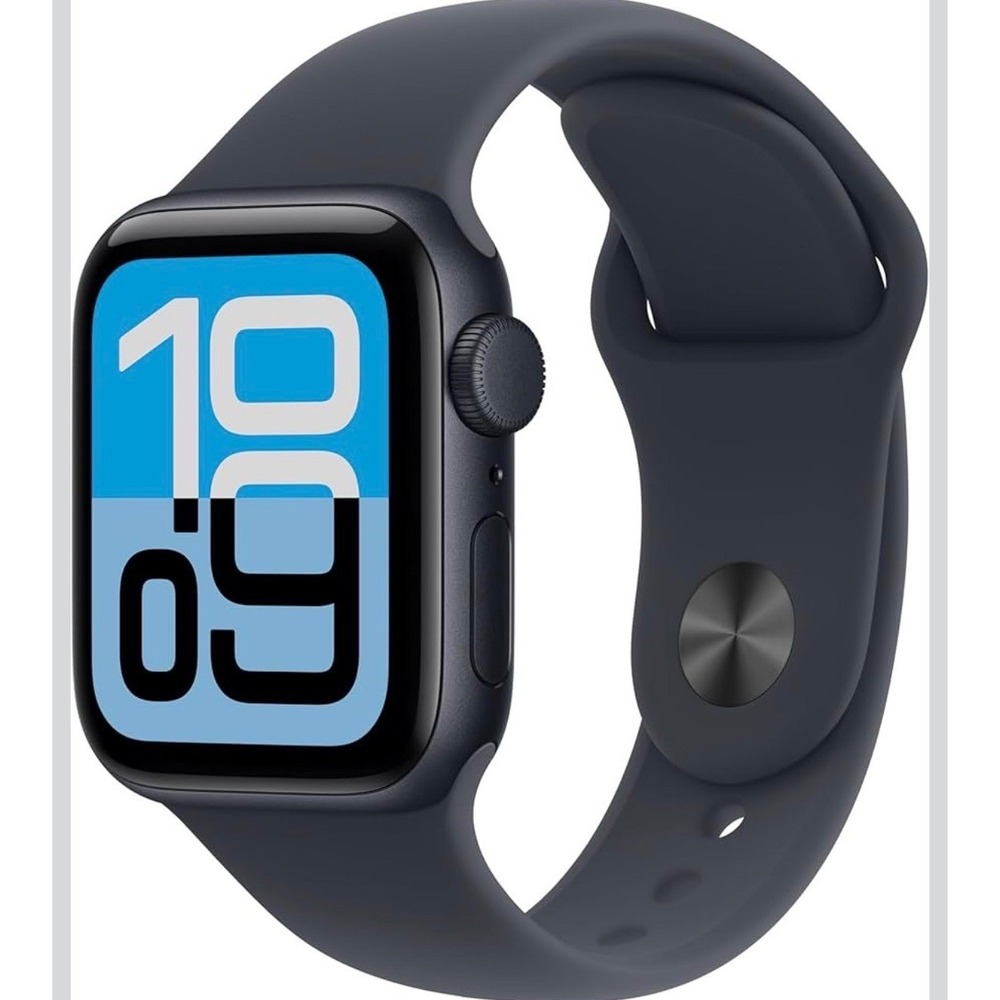Apple Watch SE 3 GPS 40mm Midnight Aluminum Case Midnight Sport Band A3324 NEW